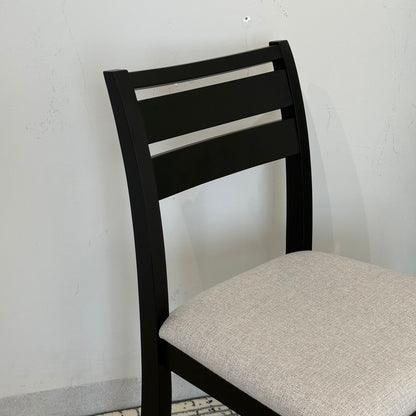 TRISTON - Modern Wooden Dining Chair with Cushioned Seat