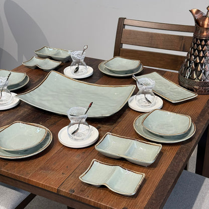 15PCS- Elegant Breakfast Serving Set