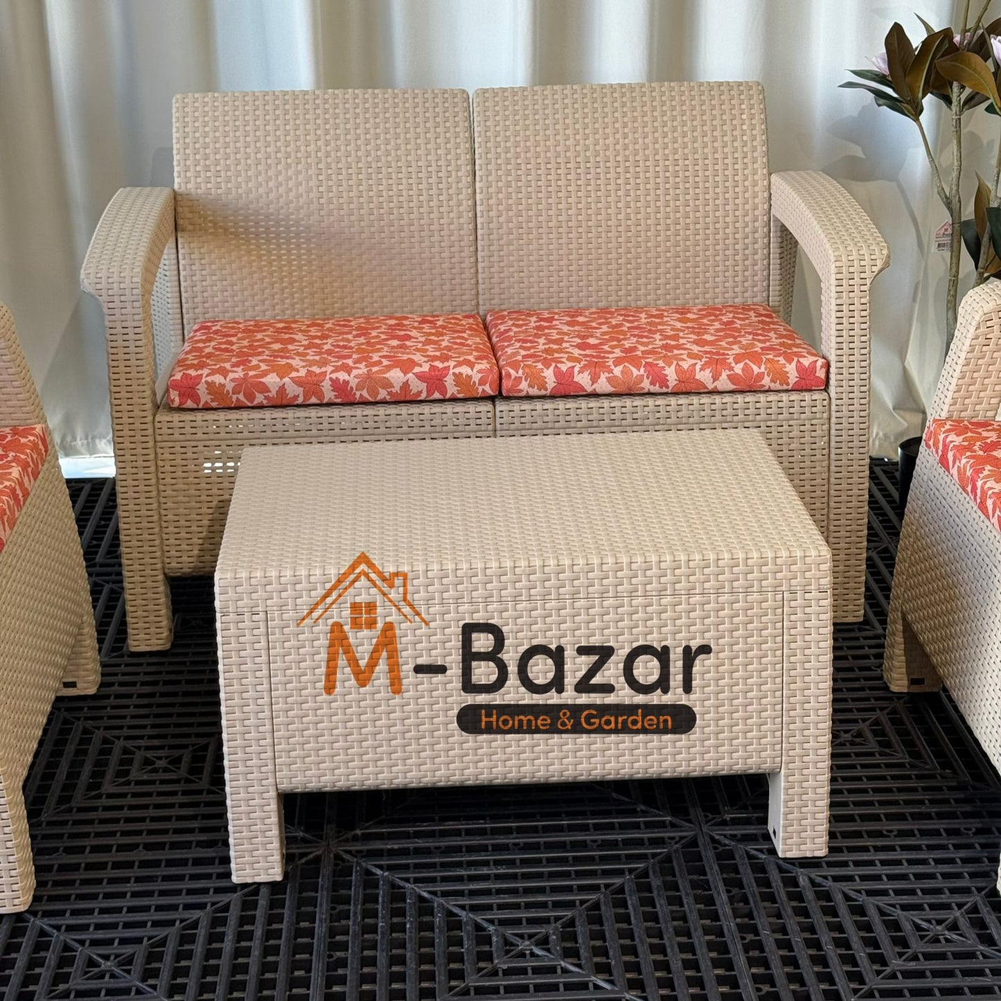 سێتی دانیشتنی باخچەی مۆدێرن