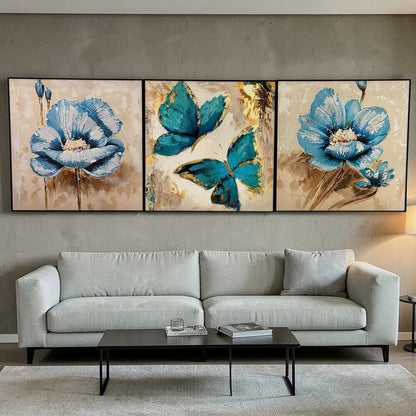 مجموعة لوحات جدارية فاخرة (3 قطع)