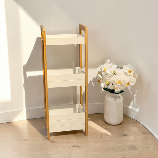 Decorative Wooden Multi-Tier Organizer Shelf – Stylish Storage Rack