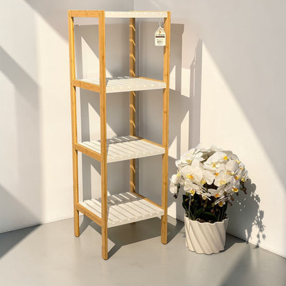 Modern Bamboo Multi-Tier Organizer Shelf – Stylish Storage Rack