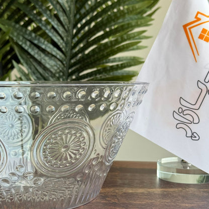 Clear Modern Serving & Storage Bowl
