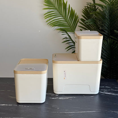 3-Sized Multi-Purpose Storage Container with Slide-Top Lid