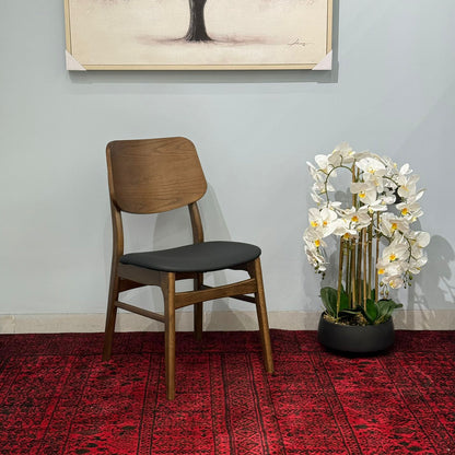 EASON- Modern Wooden Dining Chair with Cushioned Seat