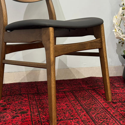 EASON- Modern Wooden Dining Chair with Cushioned Seat