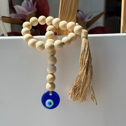 Handcrafted Natural Wood Bead Garland Collection