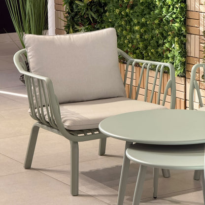 Durable Modern Garden Seating Set - Green