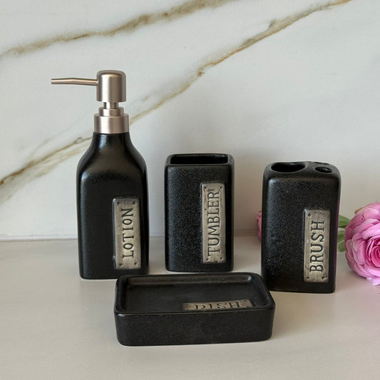 Luxury Bathroom Accessories Set – 4PCS