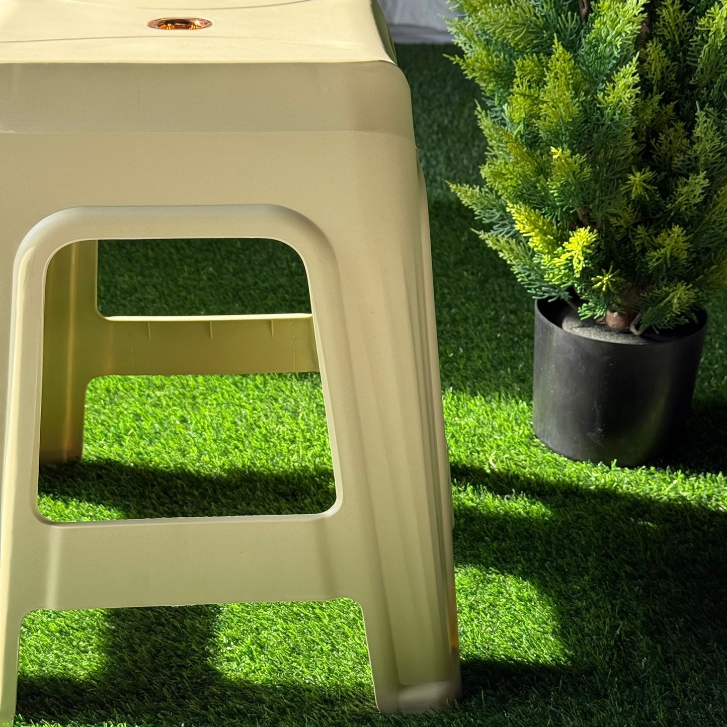 Durable Square Plastic Stool