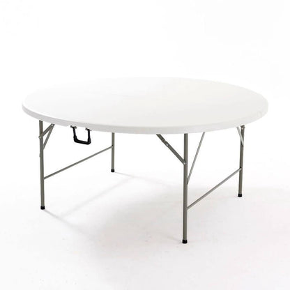 Fold-In-Half Round Banquet Outdoor/Indoor Table
