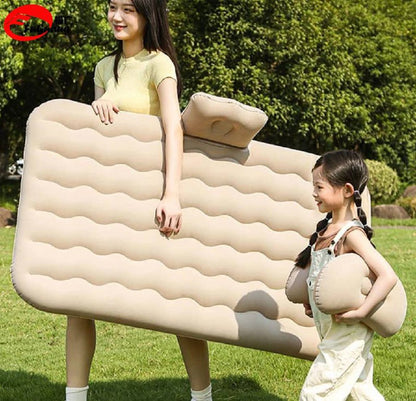 3Pcs - Inflatable Portable Car Air Mattress