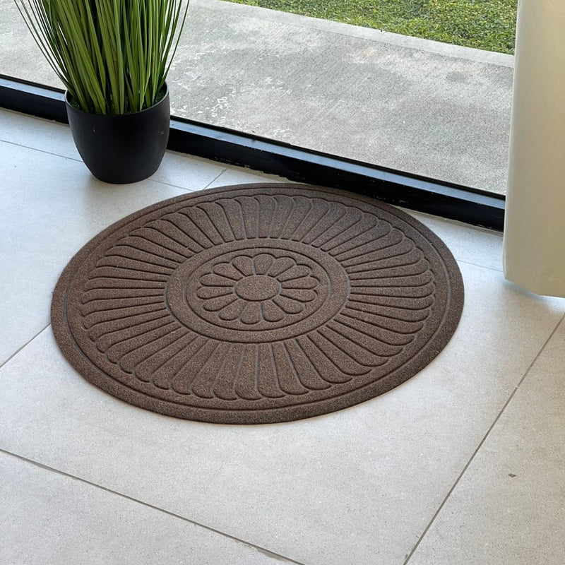 Economy 75cm Sq-19-2 Circular Door Mat