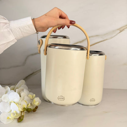 قاپەی نانی ستيل به 3 قەبارەى جياواز