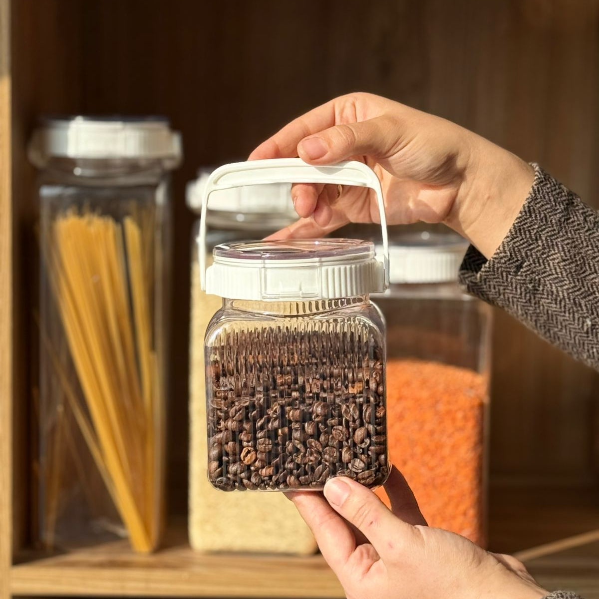 Multi-Purpose Airtight Food Storage Jars