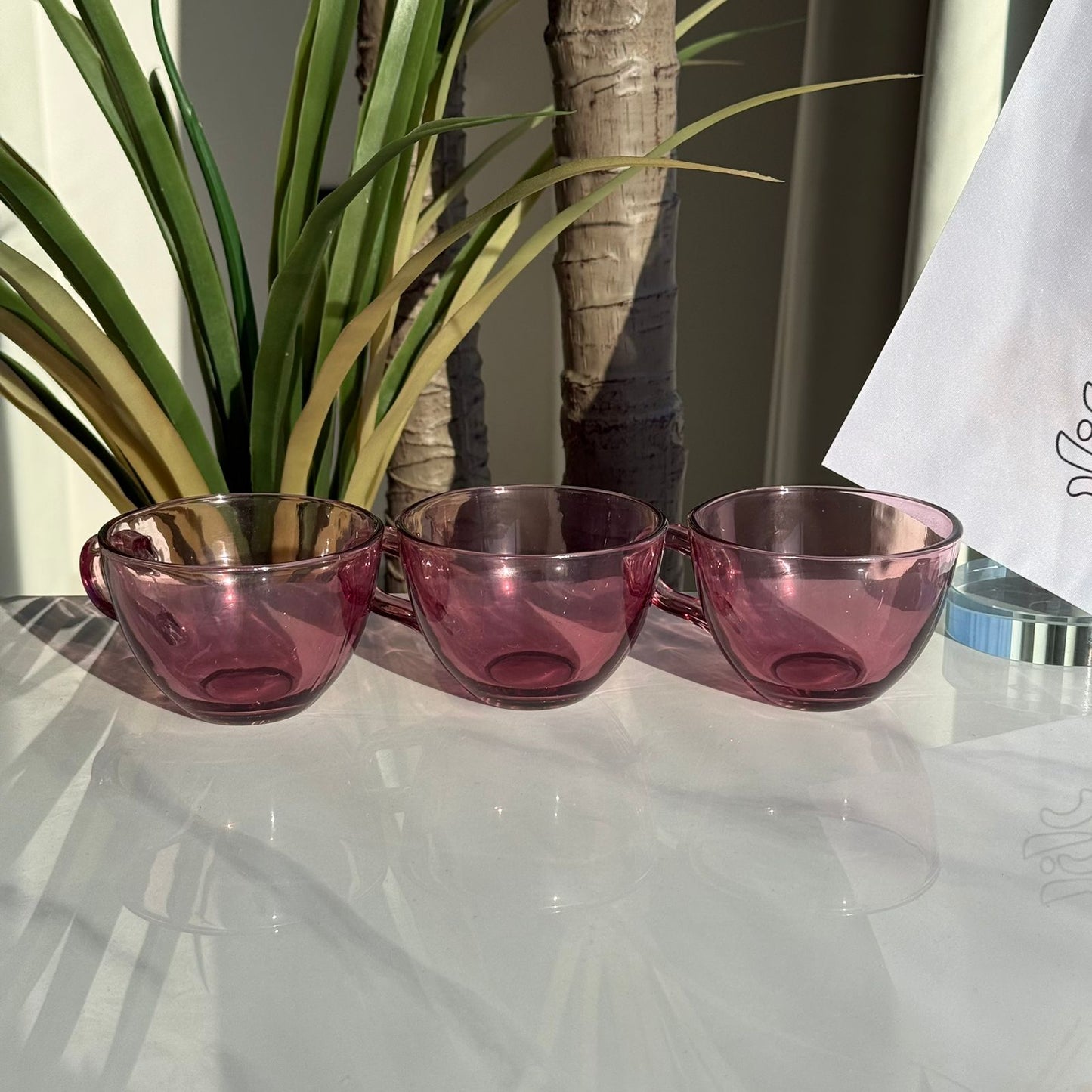 Elegant Glass Tea Cups