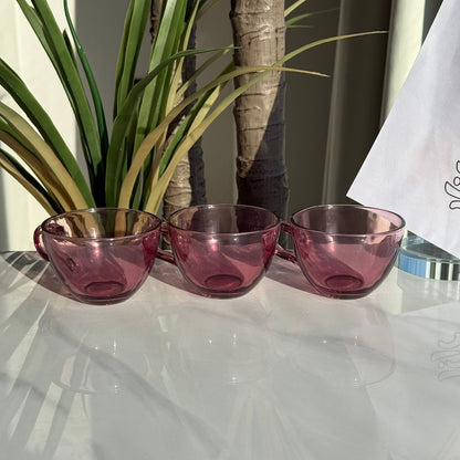 Elegant Glass Tea Cups