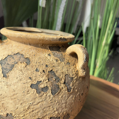 Rustic Terra Duo-Aged Pottery Vases