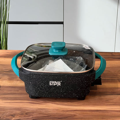 6.5L Electric Nonstick Aluminum Frying Pan