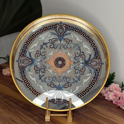 Golden Ornamental Classical Tray
