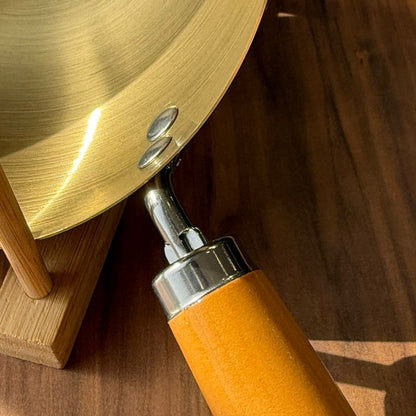 Luxury Frying Pan With Wooden Handle