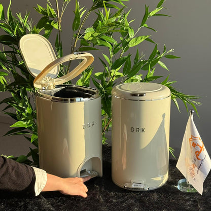 Luxury Durable Pedal & Press Waste Bin With Inner Bucket