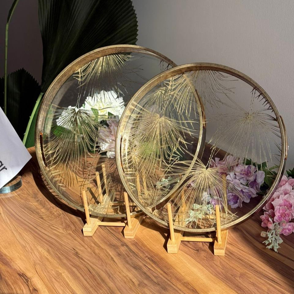 Round Luxury Serving Trays