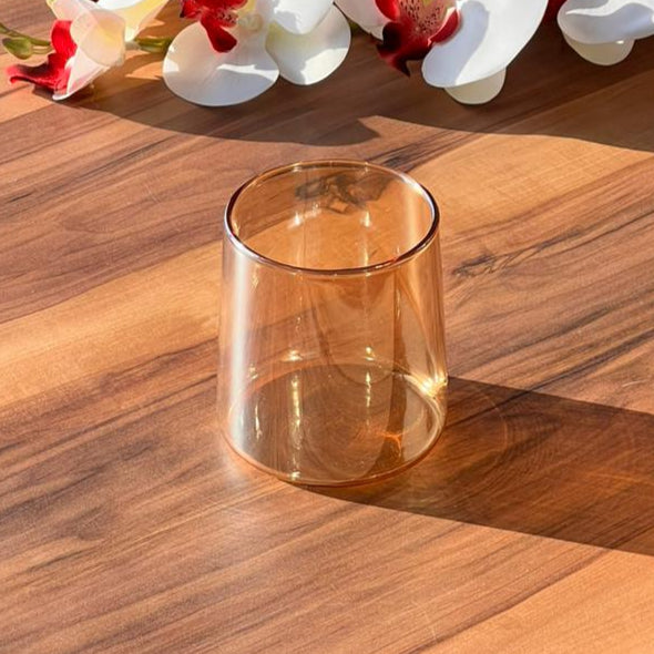 320ml Trasparent Stemless Round Glass