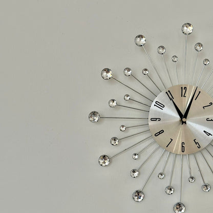 Wall Diamond Design Hanging Clock