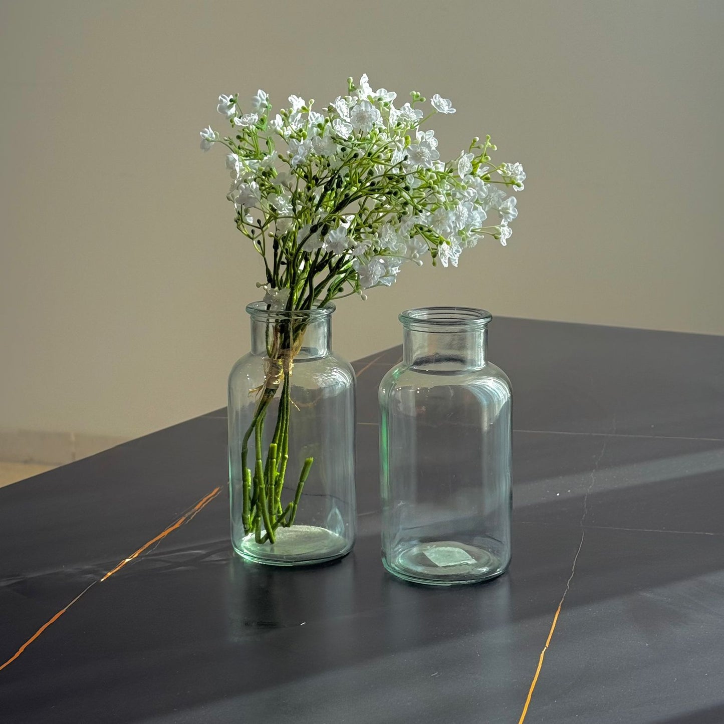 Classic Clear Glass Vase