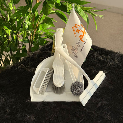 All-in-One Dustpan and Brush Set