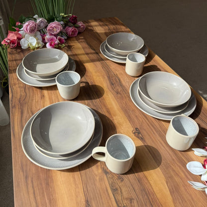 Elysian Dune -16- PCS Stoneware Dinnerware Set