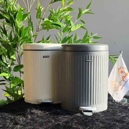 دواسة مزدوجة الحركة وصندوق قمامة ضغط – مقاسين