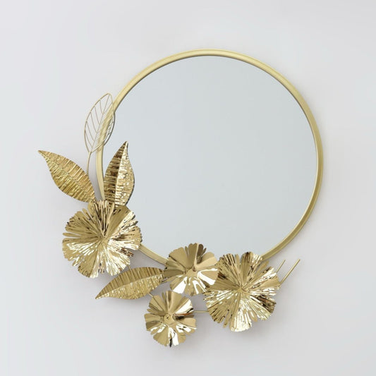 SMB0087 24 Golden Rim Wall Mirror & Decoration