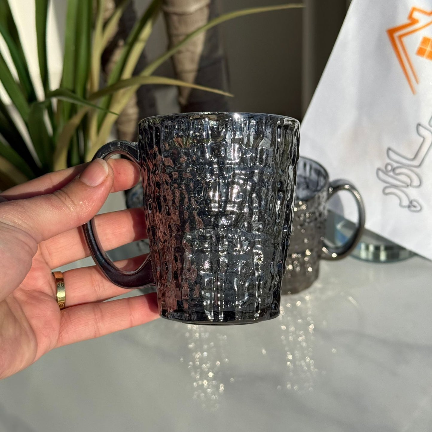 Luxury Glass Tea Cups - Set Of 3