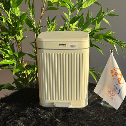 دواسة فاخرة وصندوق قمامة ضغط مع دلو داخلي