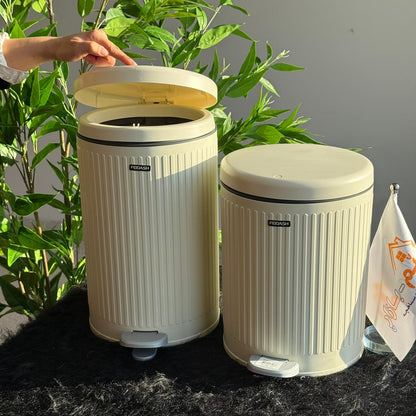 دواسة مزدوجة الحركة وصندوق قمامة ضغط – مقاسين