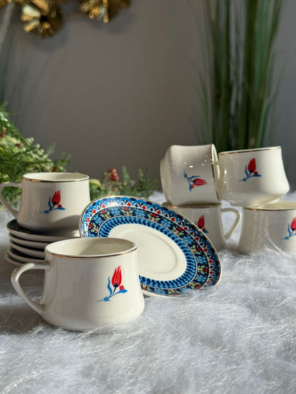 Coffee Cup Set – 6 Piece