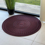 Heavy 95cm Sq-19-2 Circular Door Mat