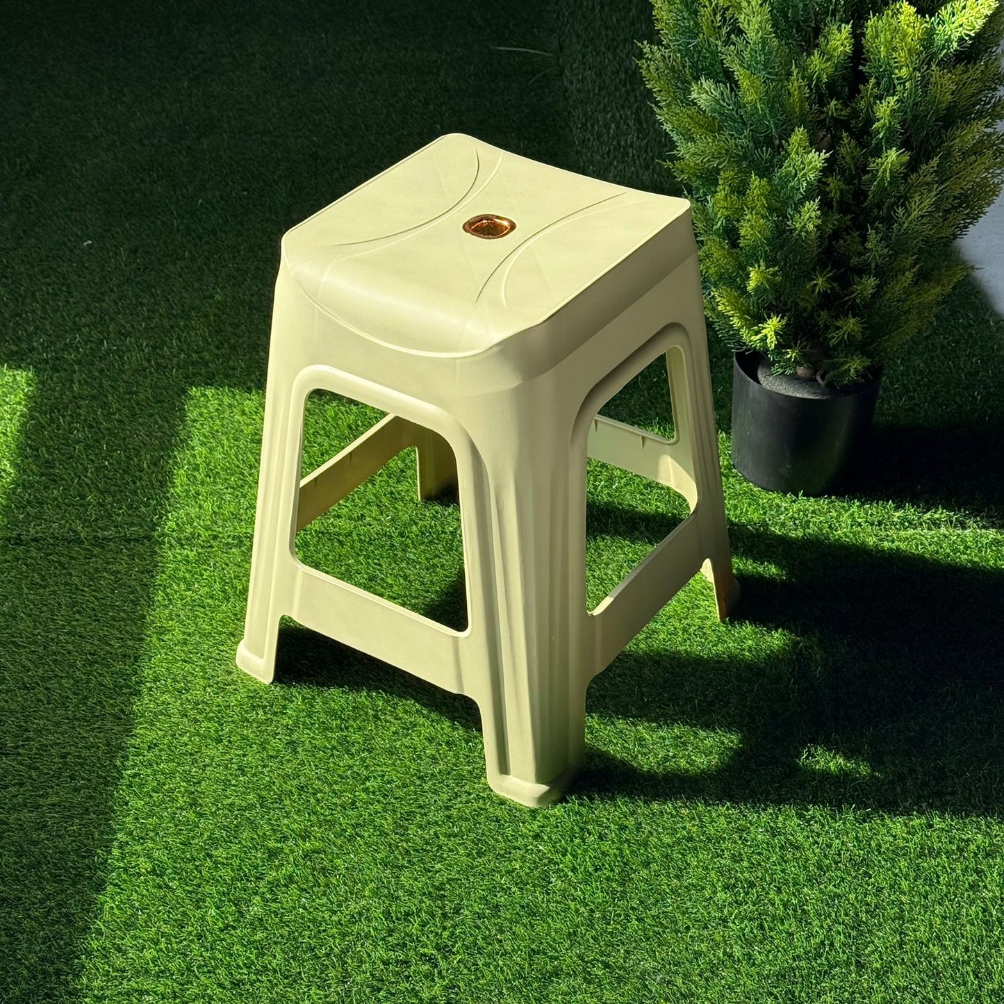 Durable Square Plastic Stool