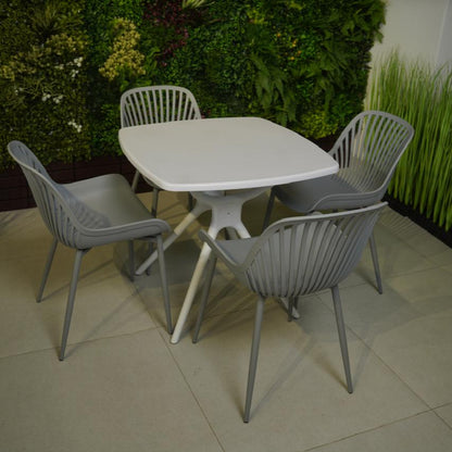 Daniela Chair & Durable Square Table Outdoor Furniture Set