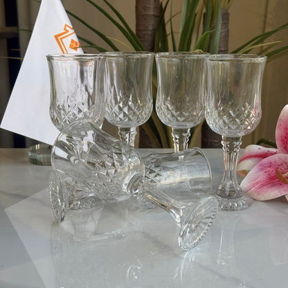 سێت پەرداخی شووشەی کلاسیکی شیک