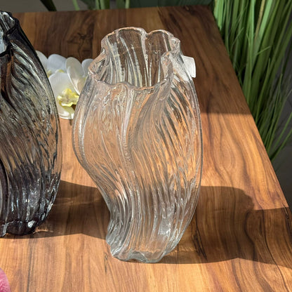 Ripple Flow Glass Vases