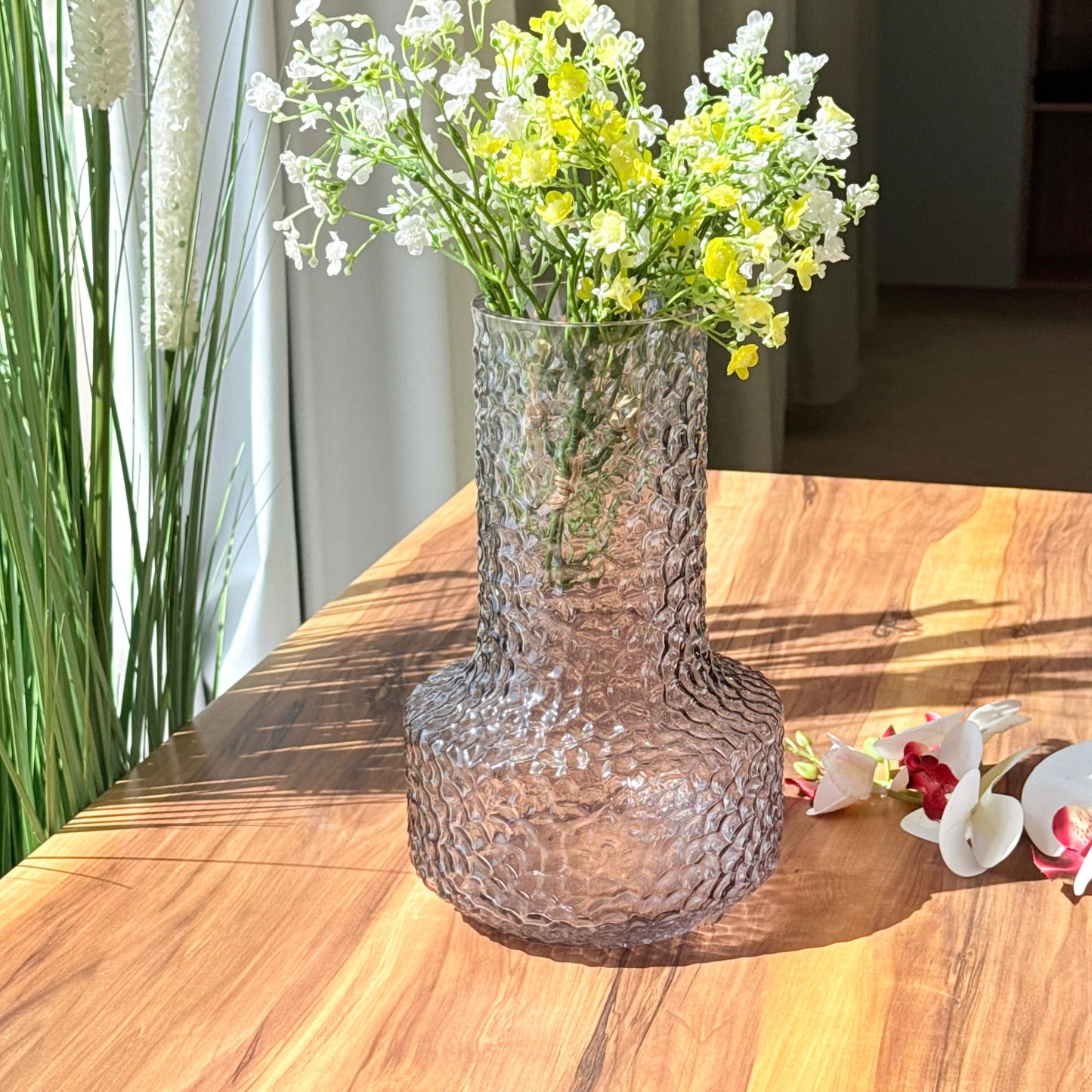 Granite Texture Glass Vase