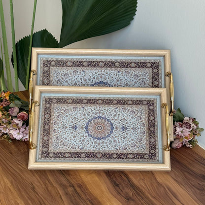 Classic Carpet Pattern Serving Tray