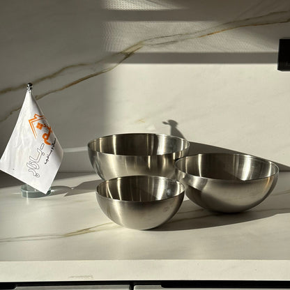 تاسەى شيكى فرە مەبەستیی ستیلی زیوى 