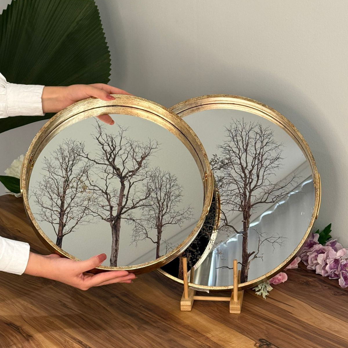 Golden Grove Tray Set