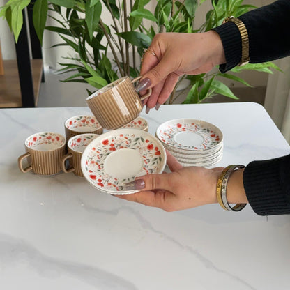 Elegance Design Coffee Cup & Saucer Set