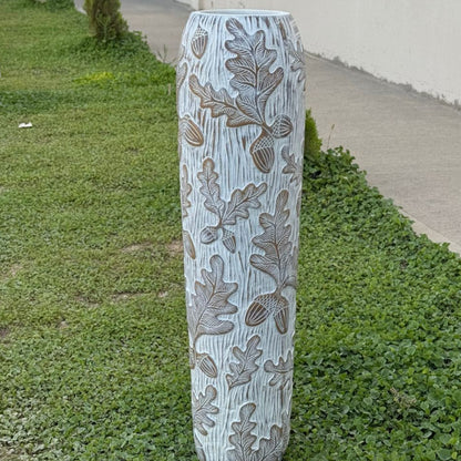 Hand Pained Decorative Ceramic Tall Vase