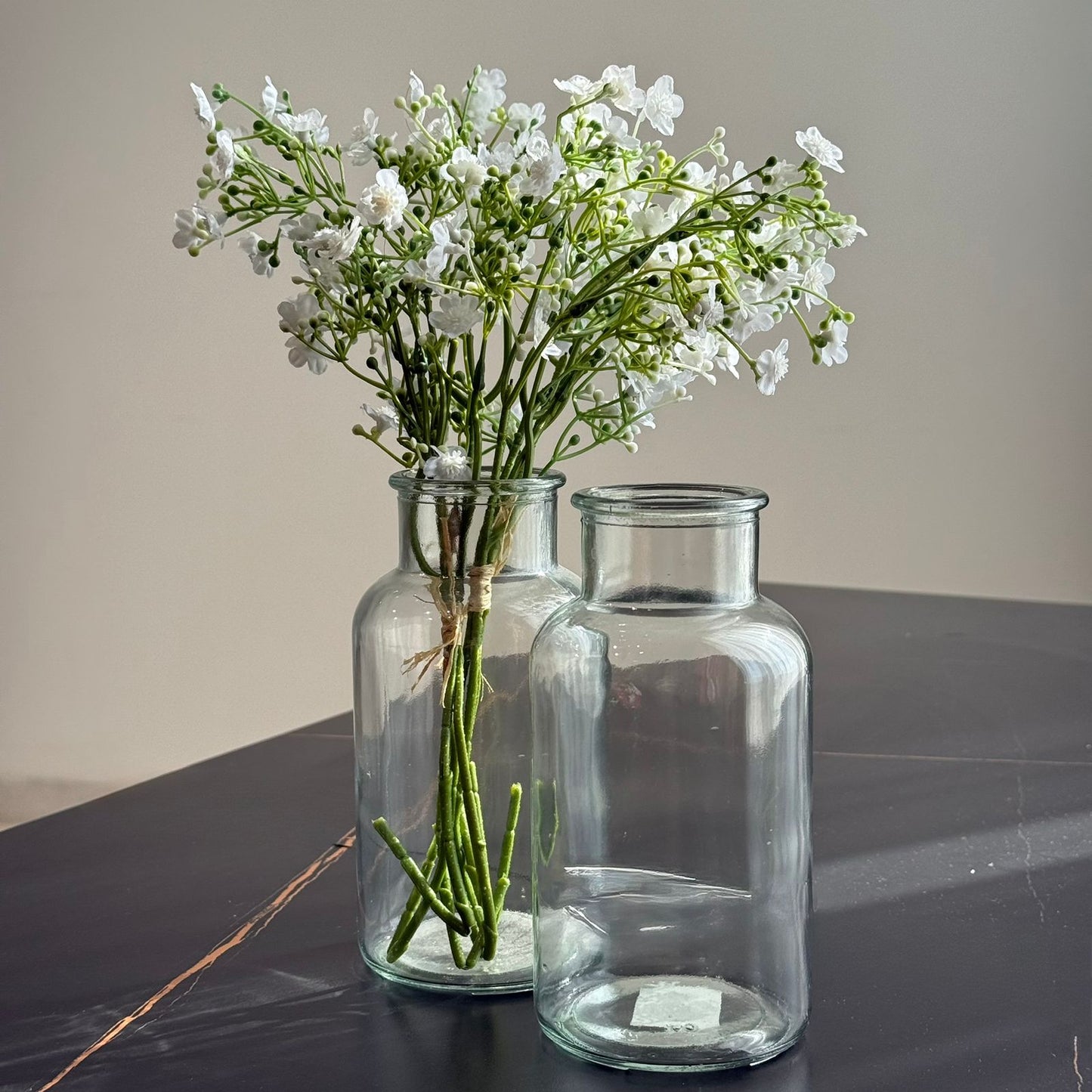Classic Clear Glass Vase